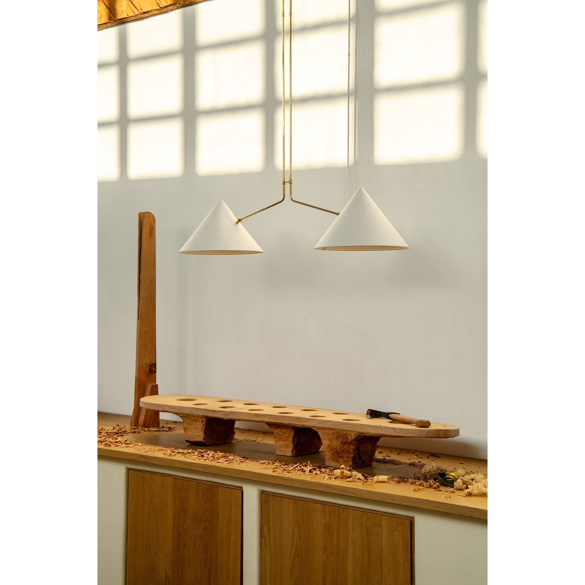 Norvayne Slide 2 Arm Pendant Lamp