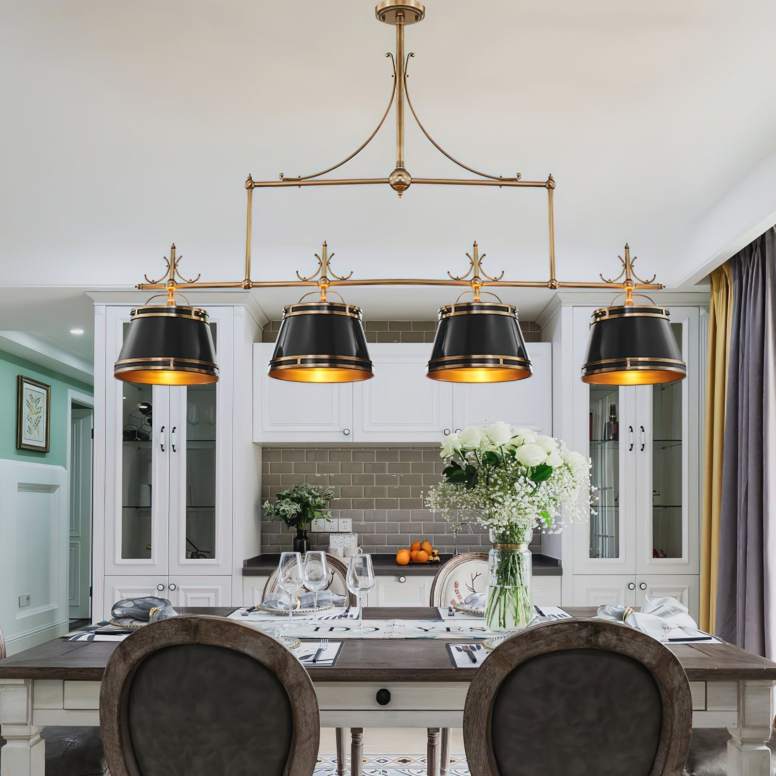 Auraira Brass Chandelier