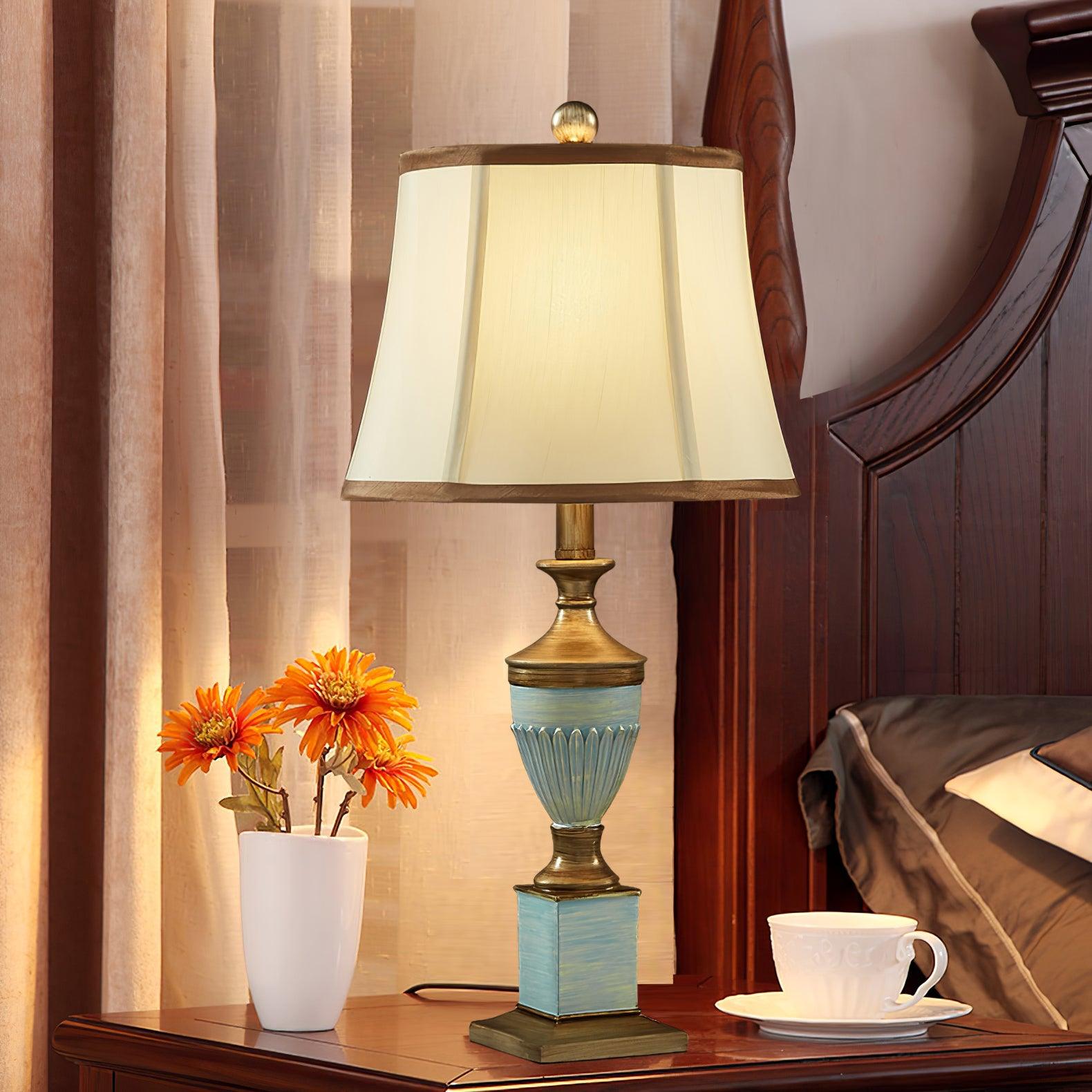 Lucivine Vintage Resin Table Lamp