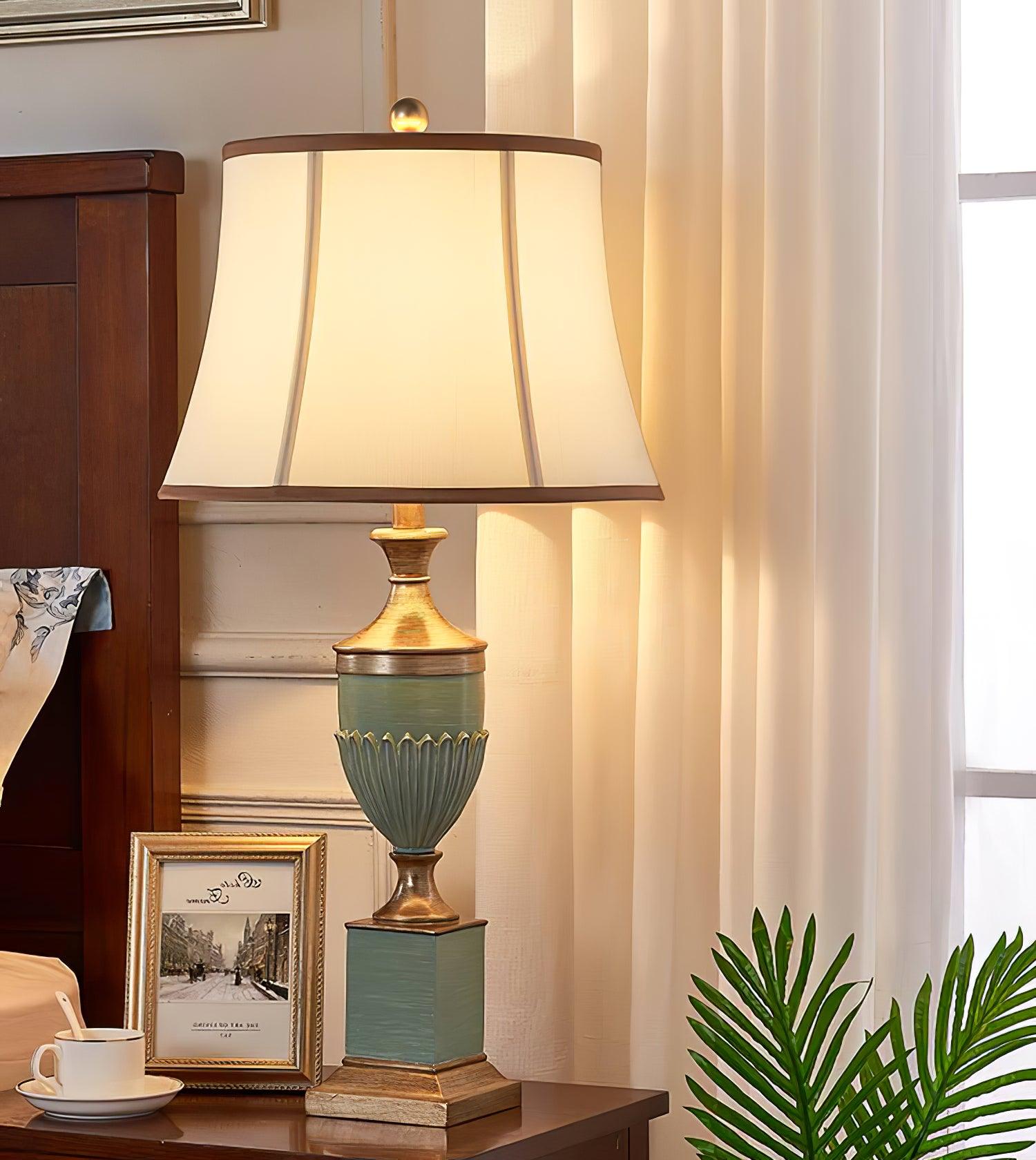 Lucivine Vintage Resin Table Lamp