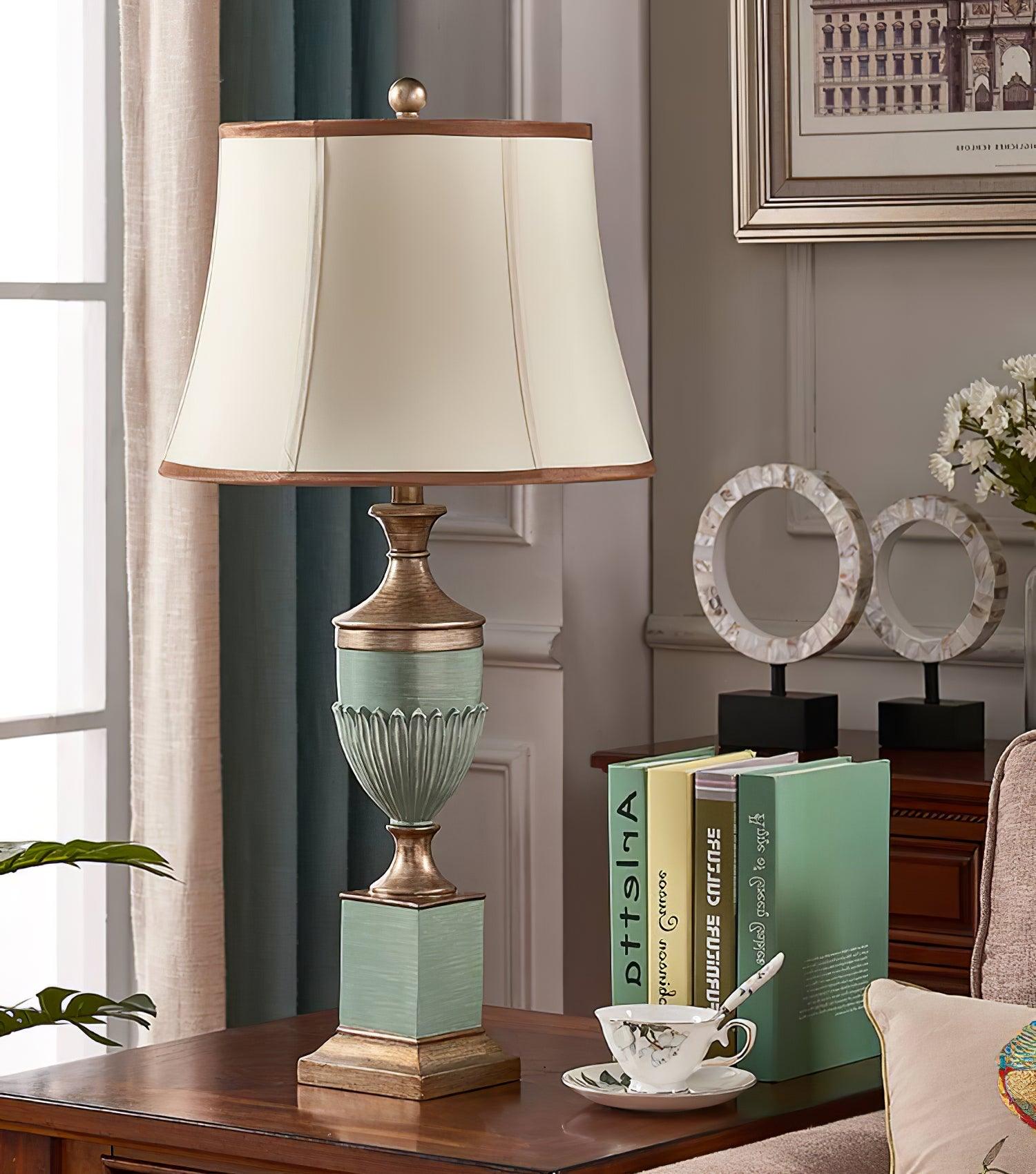 Lucivine Vintage Resin Table Lamp