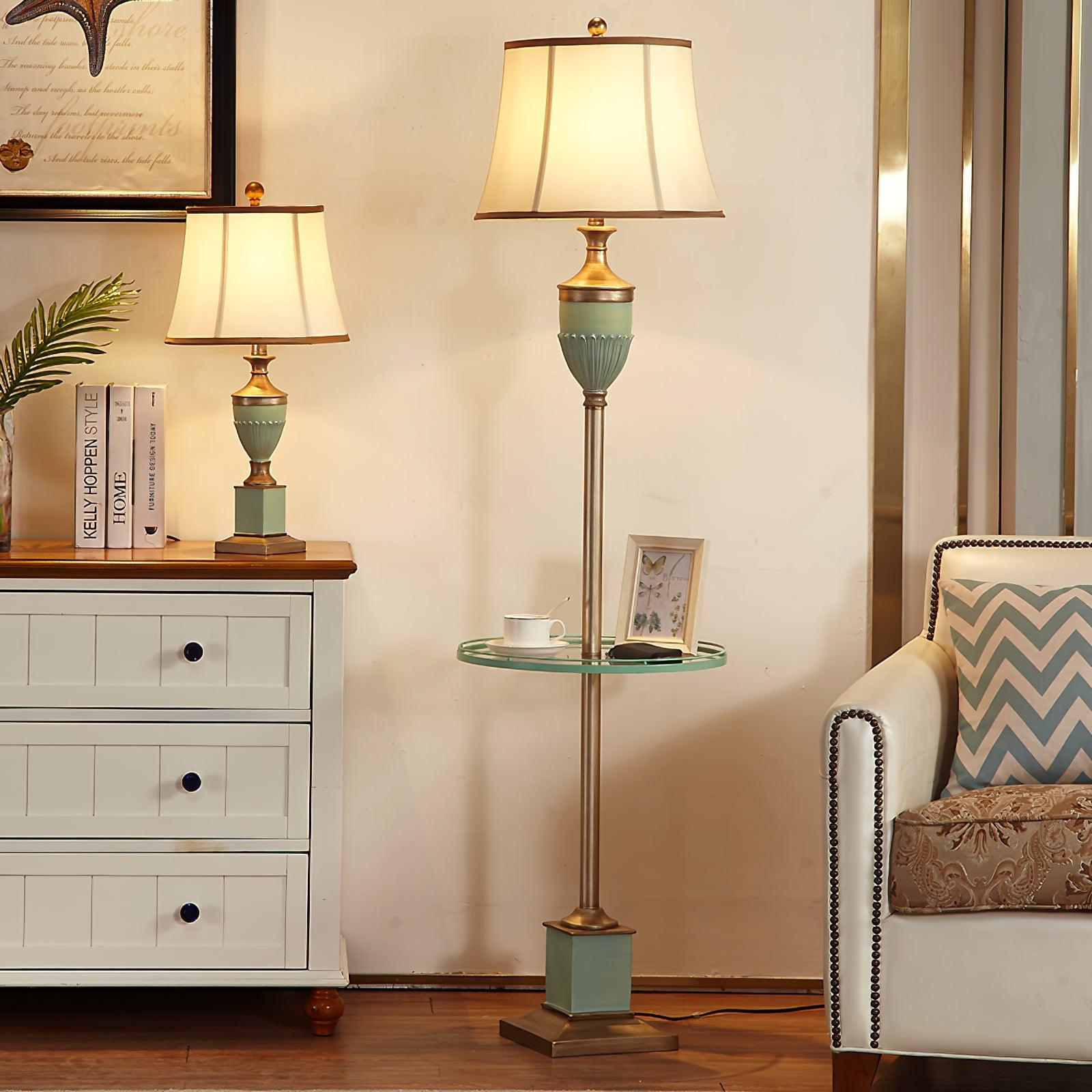 Lucivine Vintage Resin Table Lamp