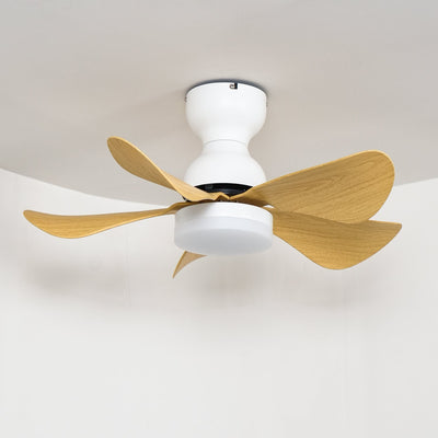 Elvanelle Wood Ceiling Fan Light