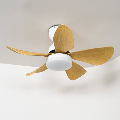 Elvanelle Wood Ceiling Fan Light