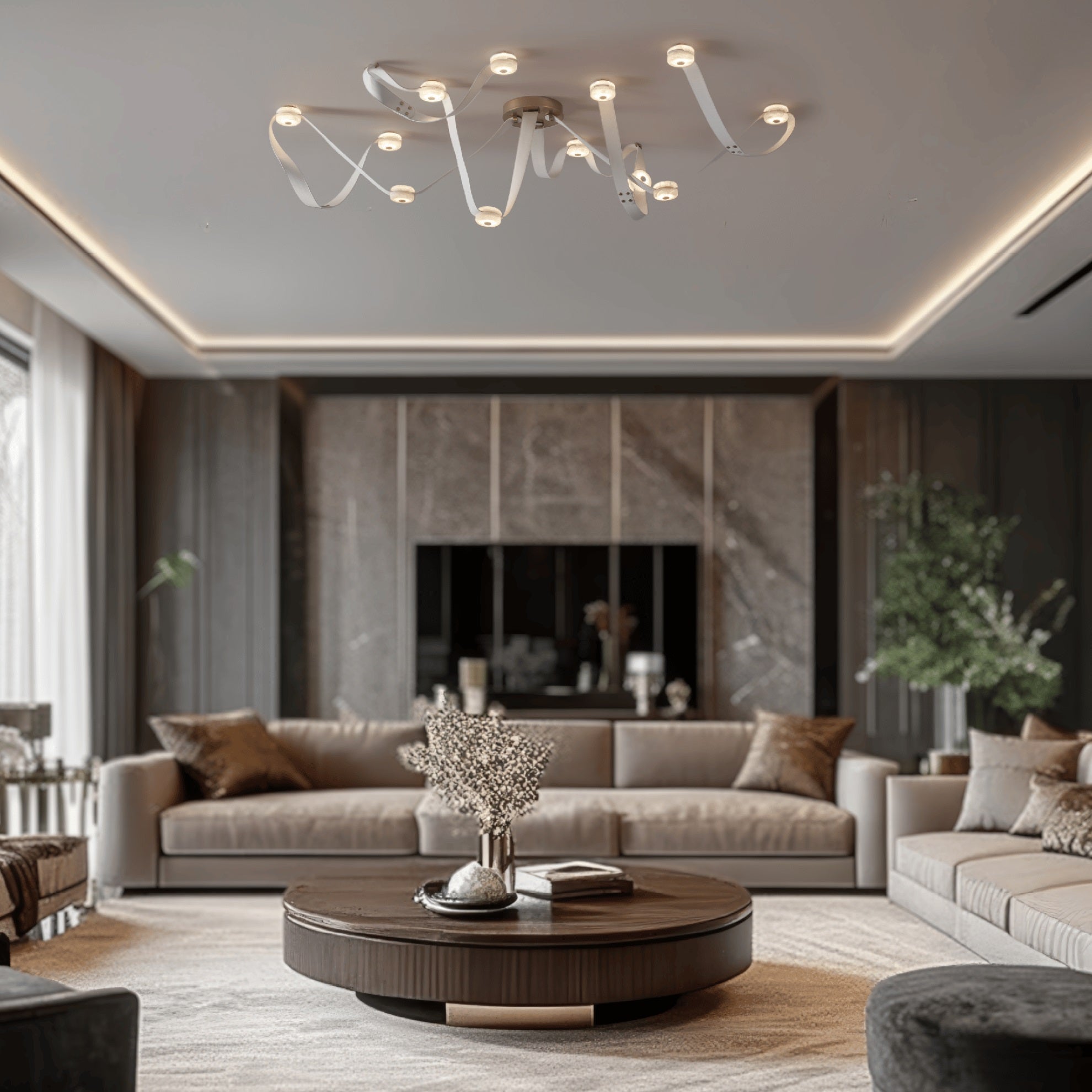 Nivuella Alabaster Chandelier