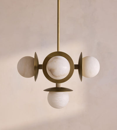 Avenoian Alabaster Orb Chandelier
