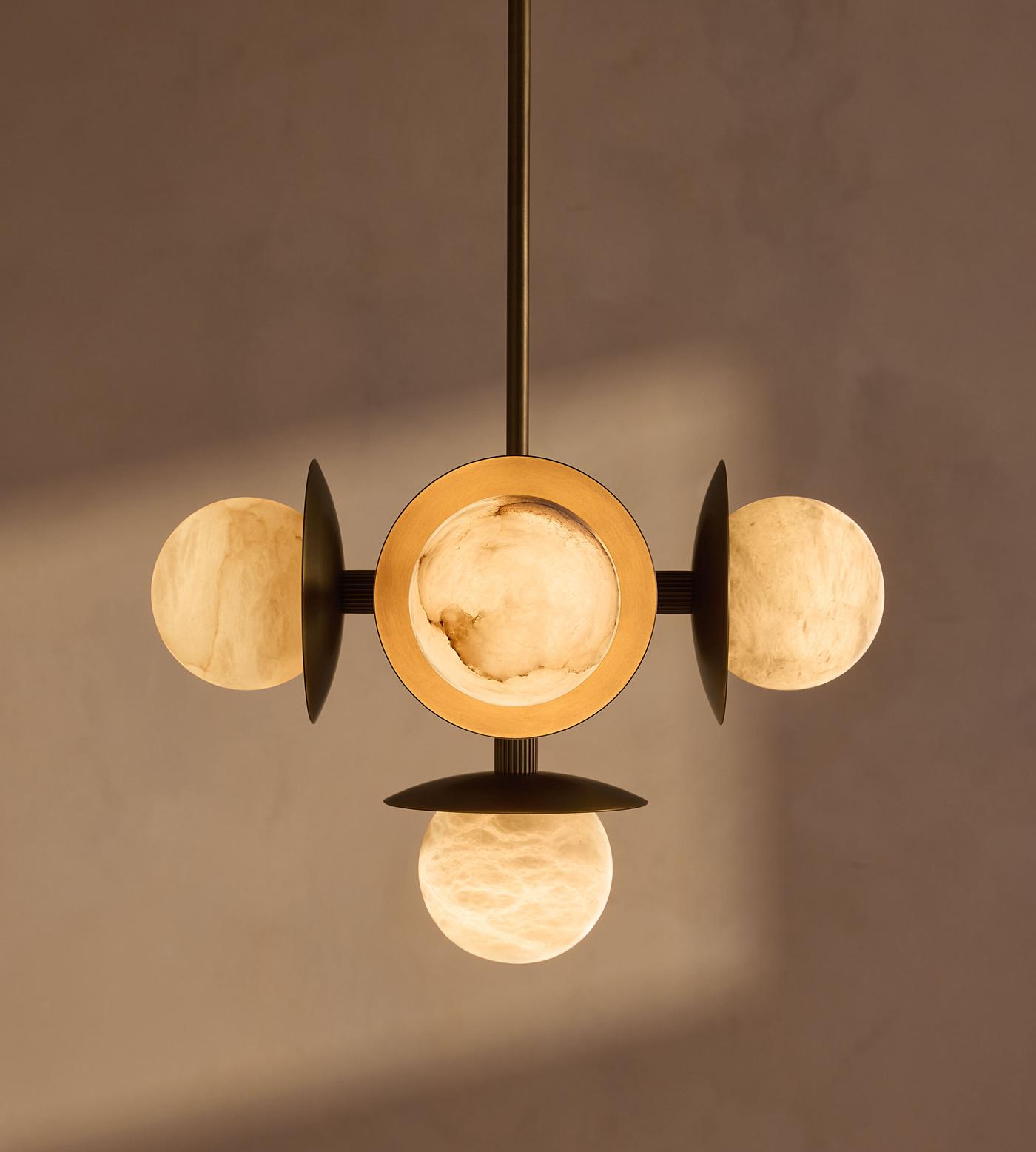 Avenoian Alabaster Orb Chandelier