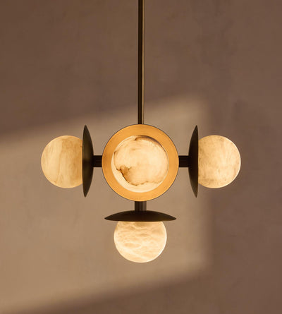 Avenoian Alabaster Orb Chandelier