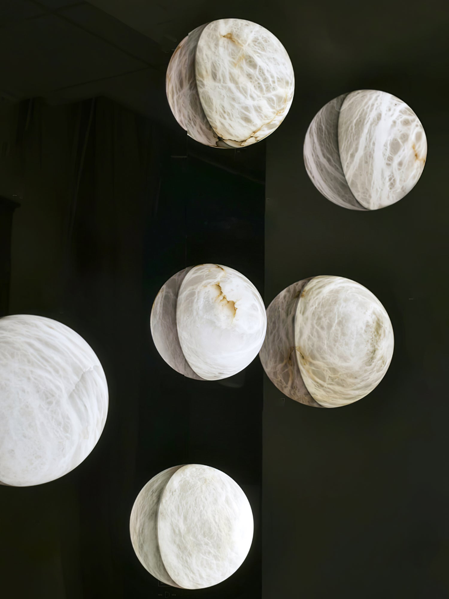 Albiaria Wabi-Sabi Alabaster Wall Lamp