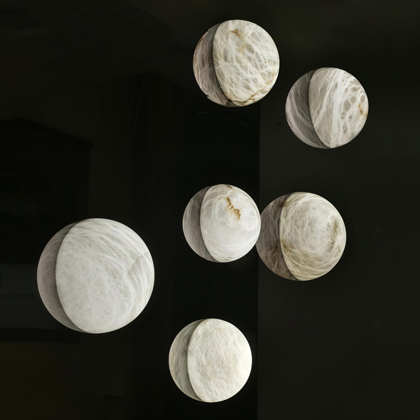 Albiaria Wabi-Sabi Alabaster Wall Lamp