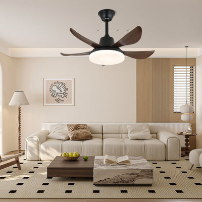 Callen Modern Wood Ceiling Fan Light