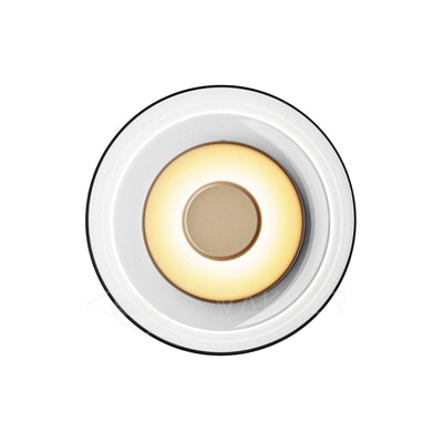 Aether Brass Glass Wall Light