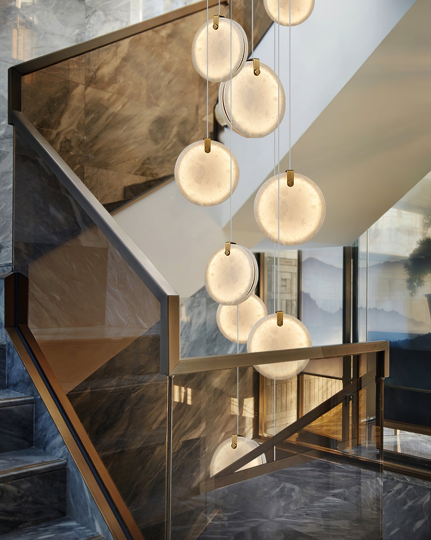 Nivaine Alabaster Pendant Light