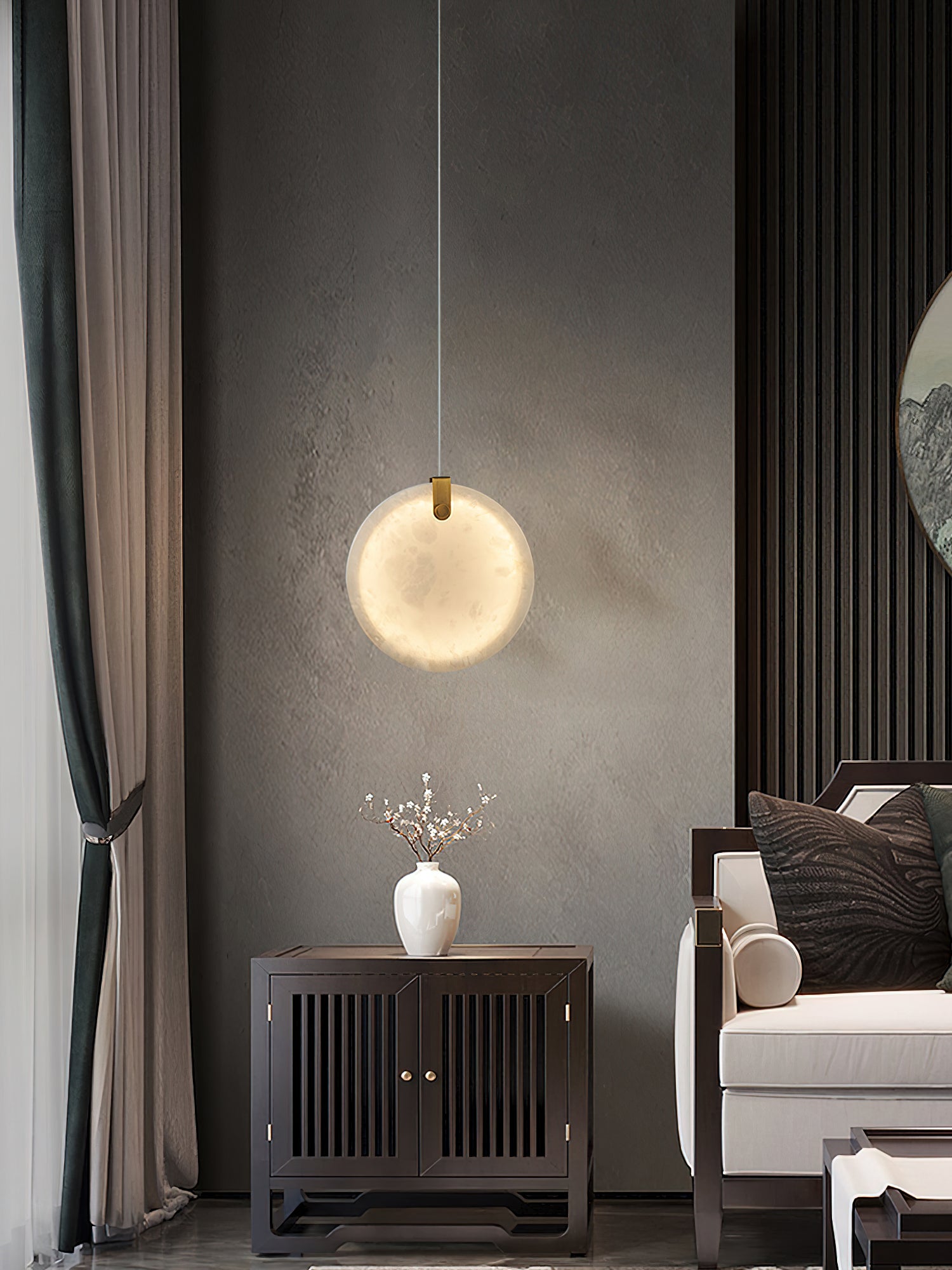 Nivaine Alabaster Pendant Light