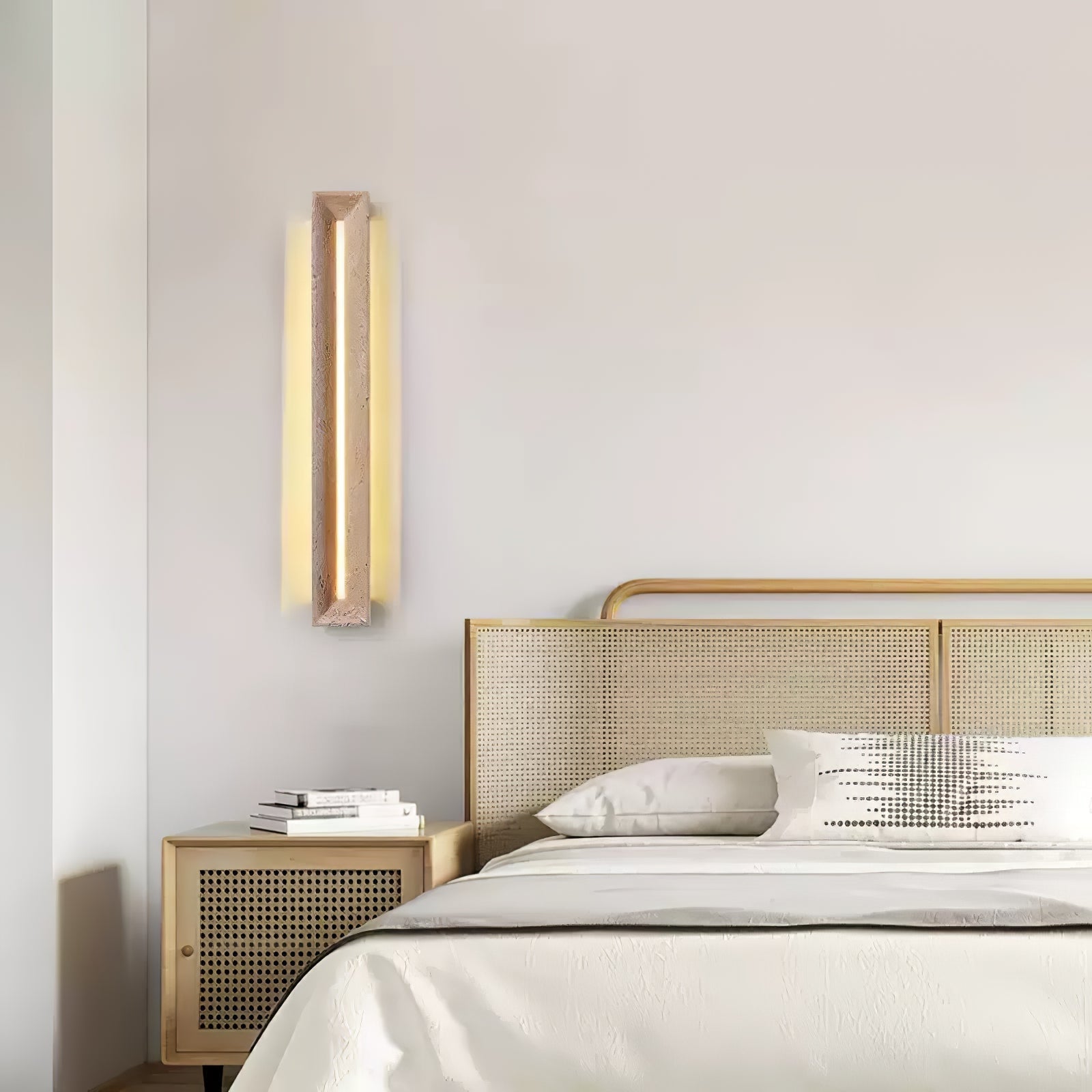 Dfi Minimalist Travertine Wall Light