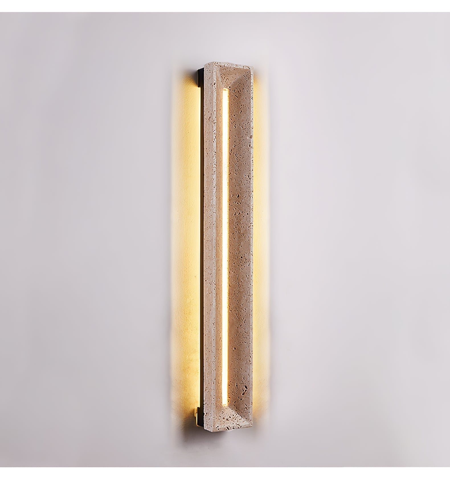Dfi Minimalist Travertine Wall Light