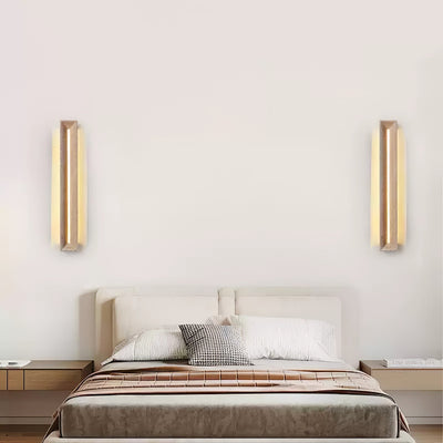 Dfi Minimalist Travertine Wall Light