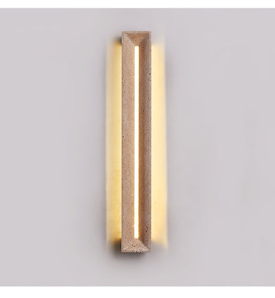 Dfi Minimalist Travertine Wall Light