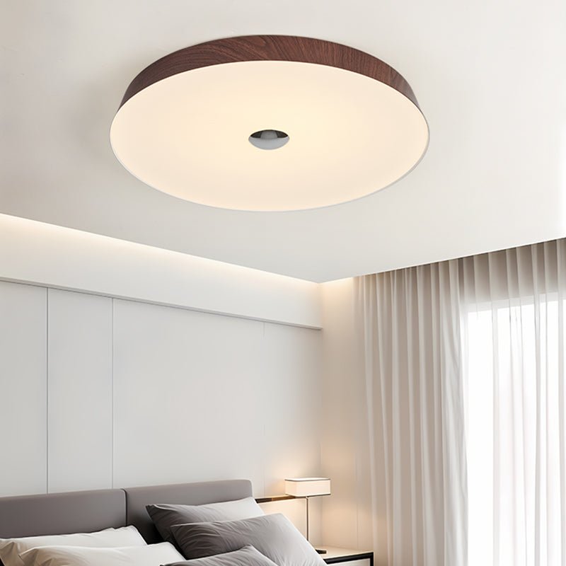 Ceshaora Modern Minimalist Woodgrain Ceiling Light