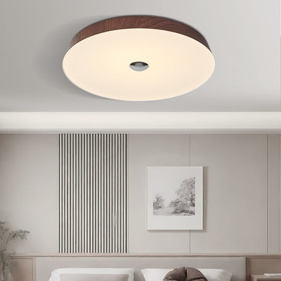 Ceshaora Modern Minimalist Woodgrain Ceiling Light