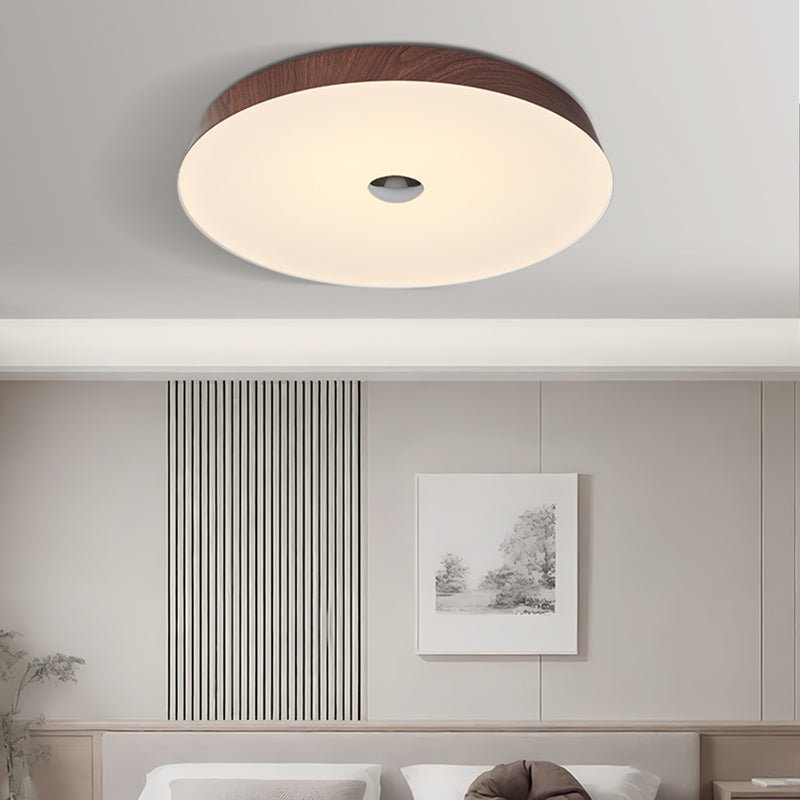 Ceshaora Modern Minimalist Woodgrain Ceiling Light