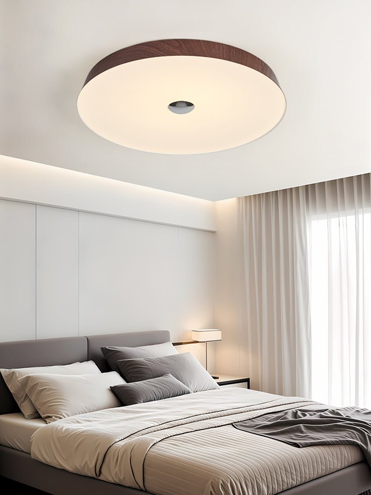 Ceshaora Modern Minimalist Woodgrain Ceiling Light
