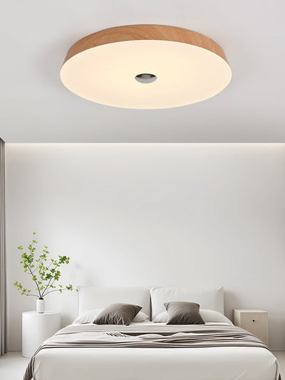 Ceshaora Modern Minimalist Woodgrain Ceiling Light
