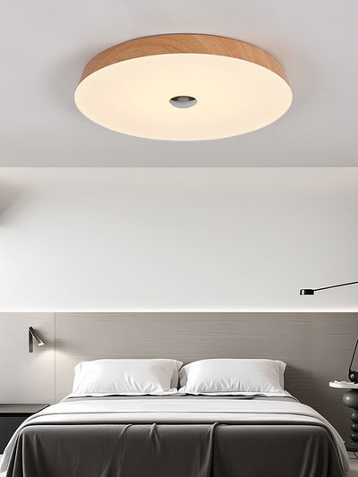 Ceshaora Modern Minimalist Woodgrain Ceiling Light