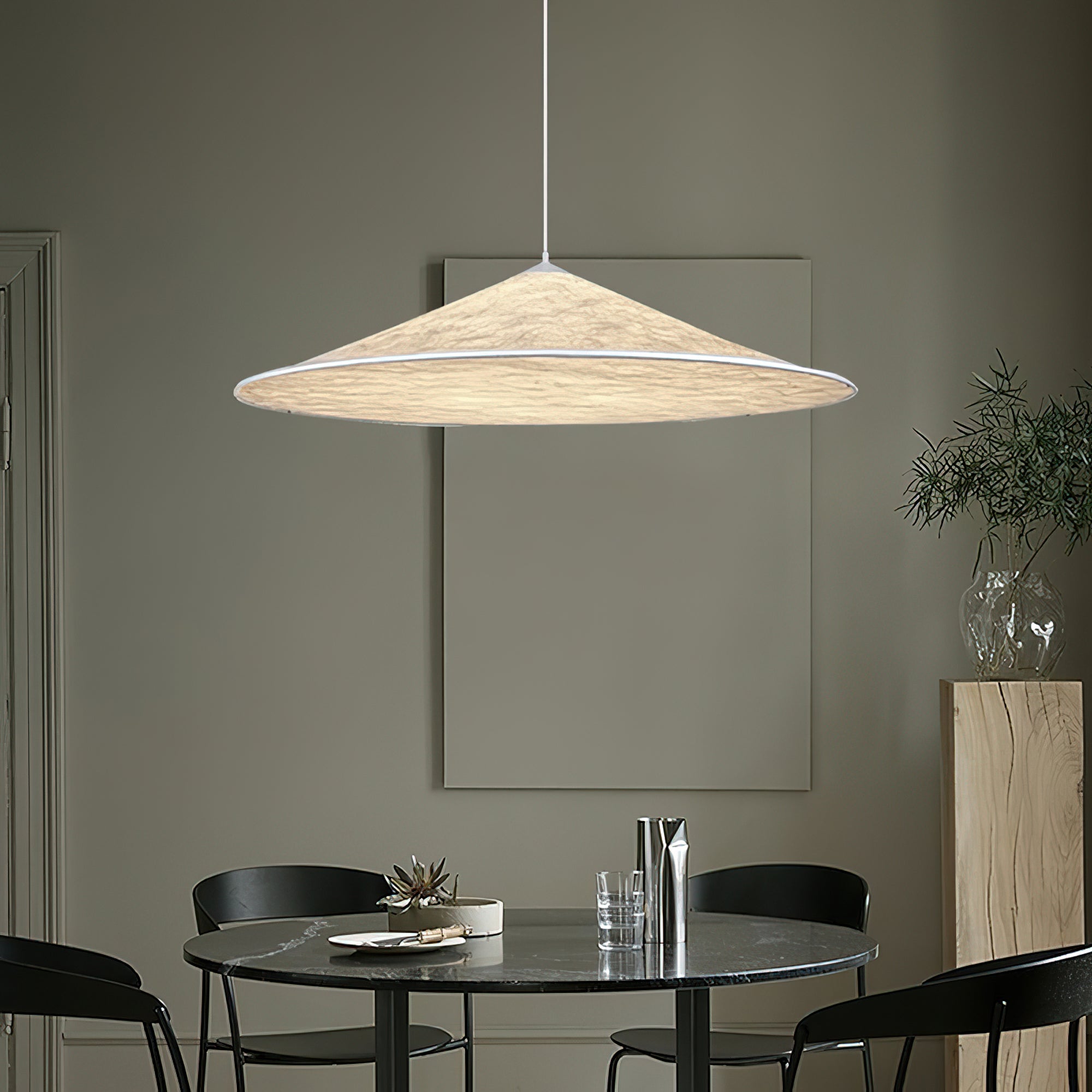 Lunoaya Disc Paper Pendant Lamp