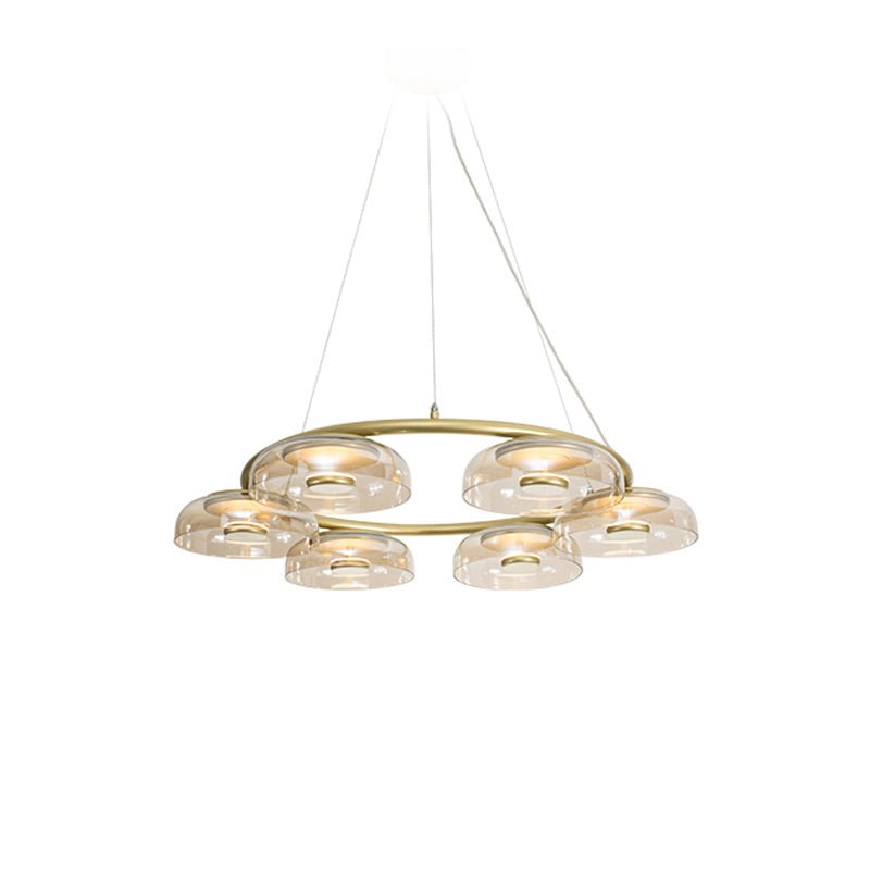 Aethera Circular Glass Chandelier