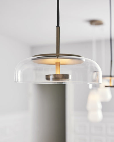 Liorenia Pendant Lamp Transparent Glass Sleek