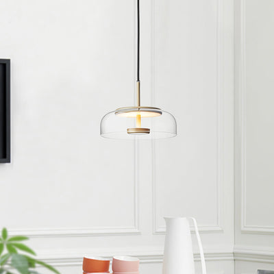 Liorenia Pendant Lamp Transparent Glass Sleek