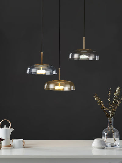 Liorenia Pendant Lamp Transparent Glass Sleek