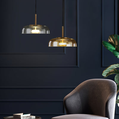 Liorenia Pendant Lamp Transparent Glass Sleek