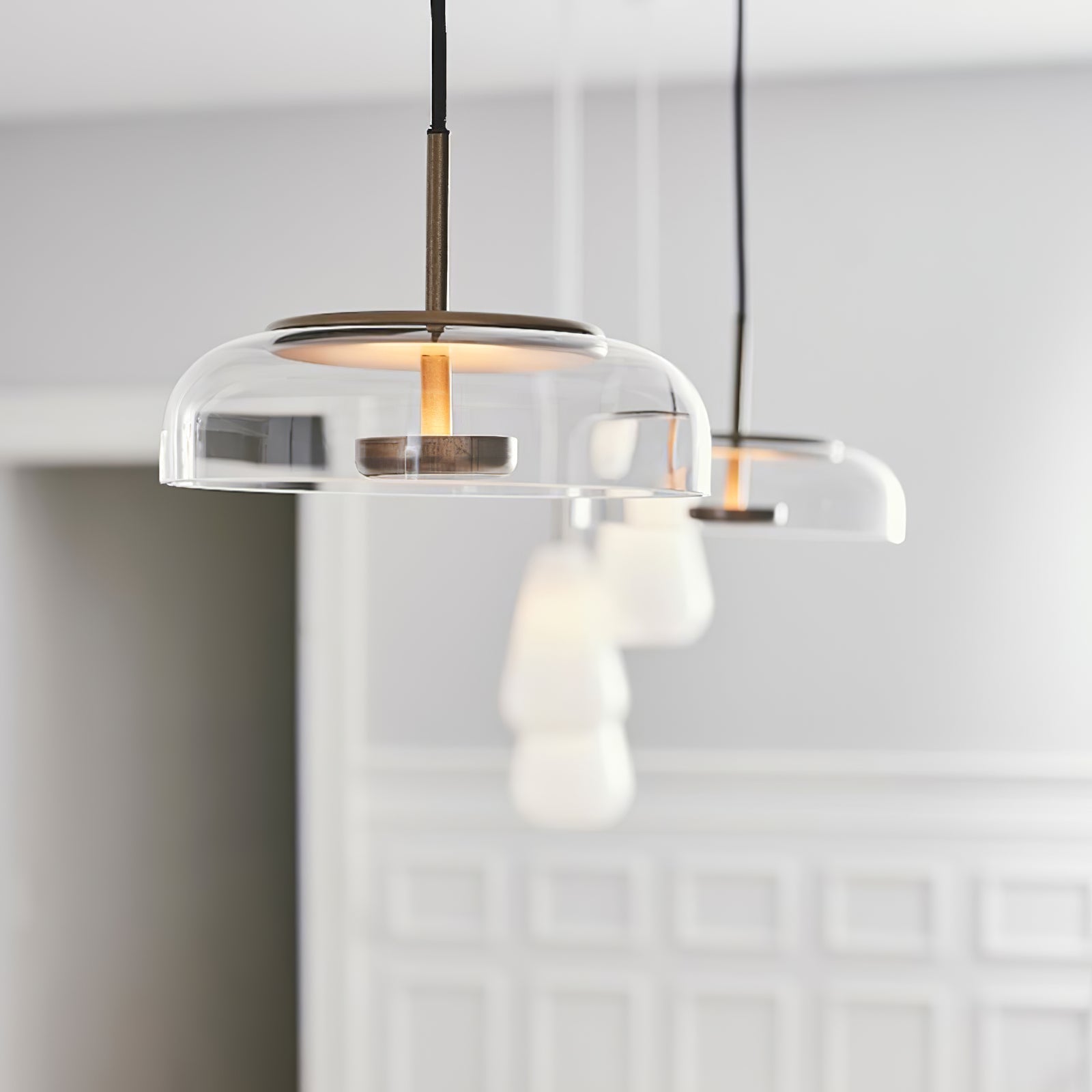 Liorenia Pendant Lamp Transparent Glass Sleek