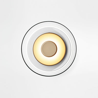 Aether Brass Glass Wall Light