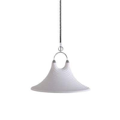 Aurmiros Modern Minimalist Swirl Glass Pendant Light