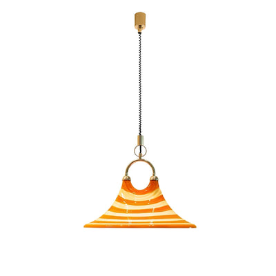 Aurmiros Modern Minimalist Swirl Glass Pendant Light