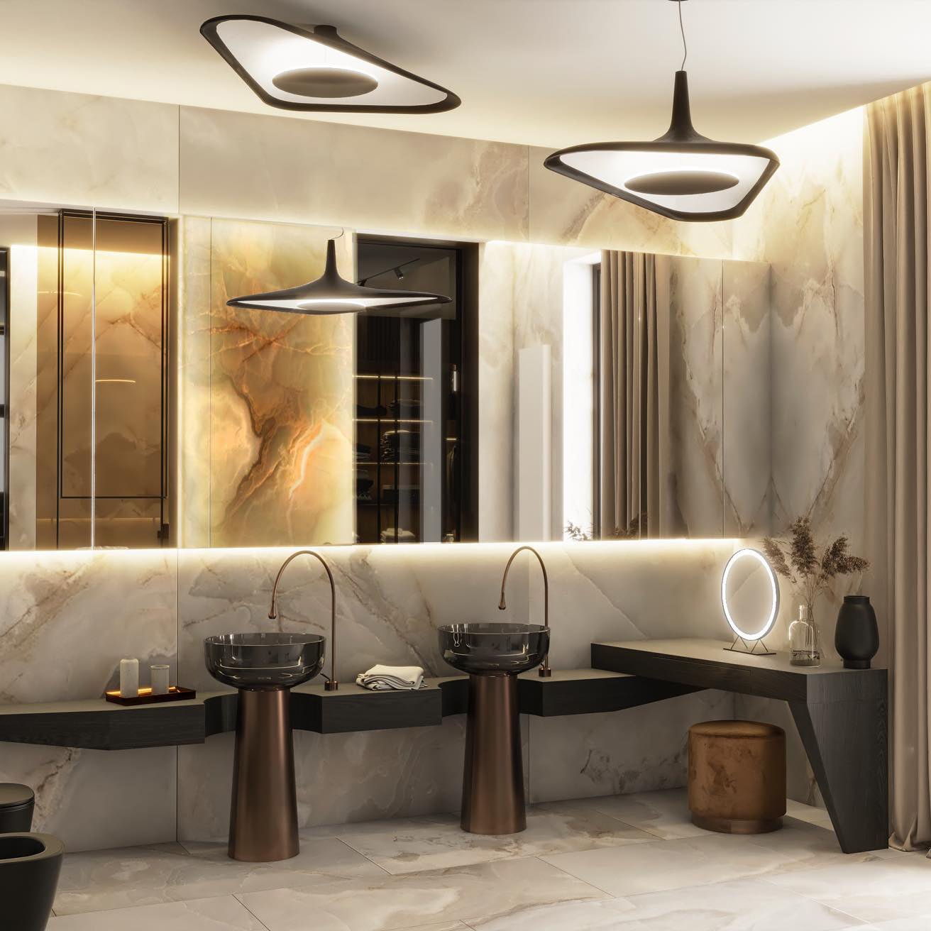 Noctis Soleil Noir Pendant Lamp