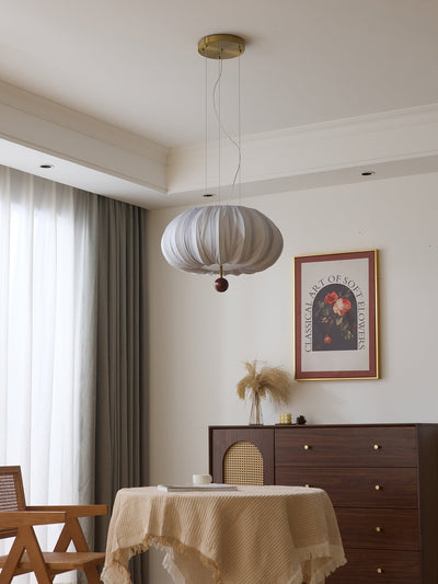 Vasilen Premium Nordic Art Balloon Wood Fabric Ceiling Light