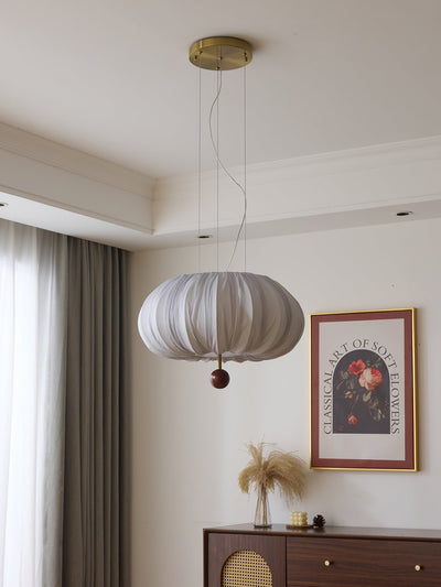 Vasilen Premium Nordic Art Balloon Wood Fabric Ceiling Light