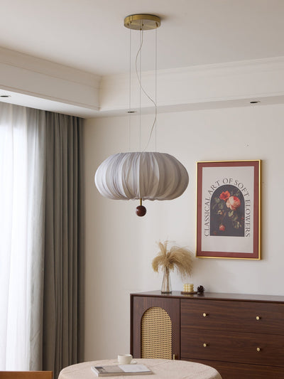 Vasilen Premium Nordic Art Balloon Wood Fabric Ceiling Light