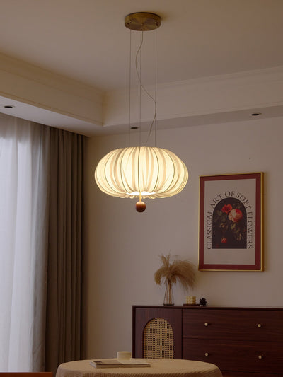 Vasilen Premium Nordic Art Balloon Wood Fabric Ceiling Light