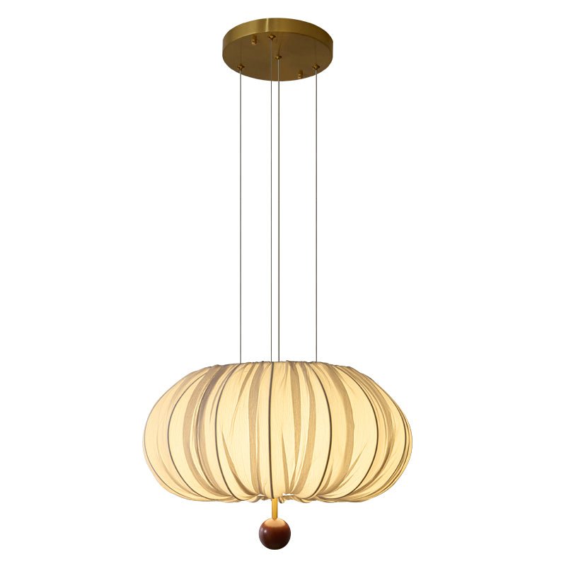 Vasilen Premium Nordic Art Balloon Wood Fabric Ceiling Light