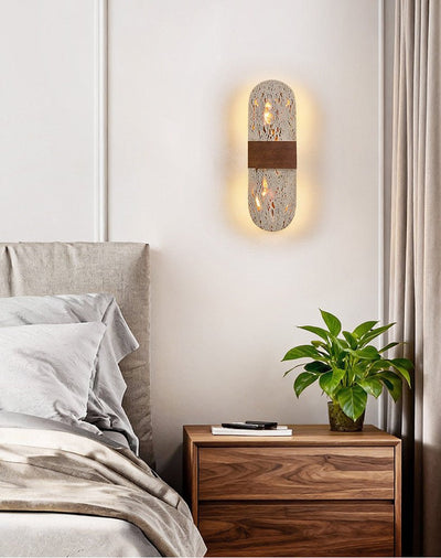 Seroelle Travertine Wall Light