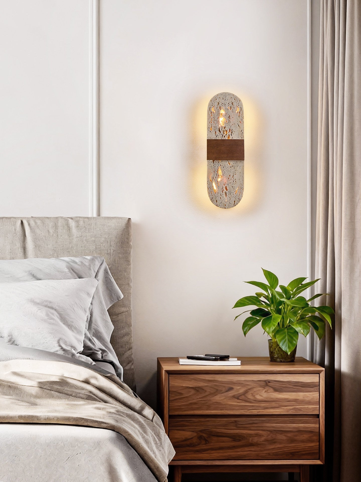 Seroelle Travertine Wall Light