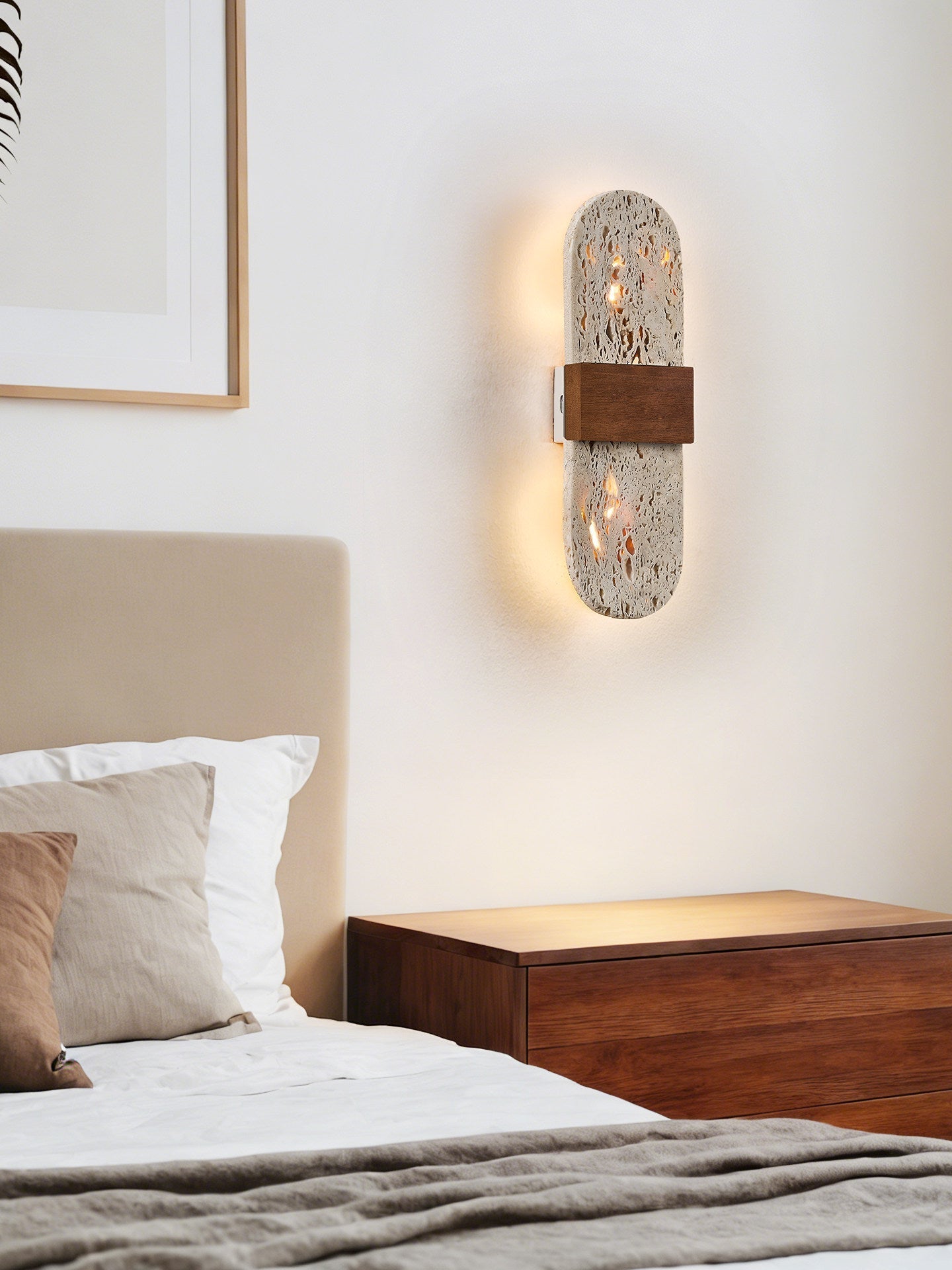 Seroelle Travertine Wall Light