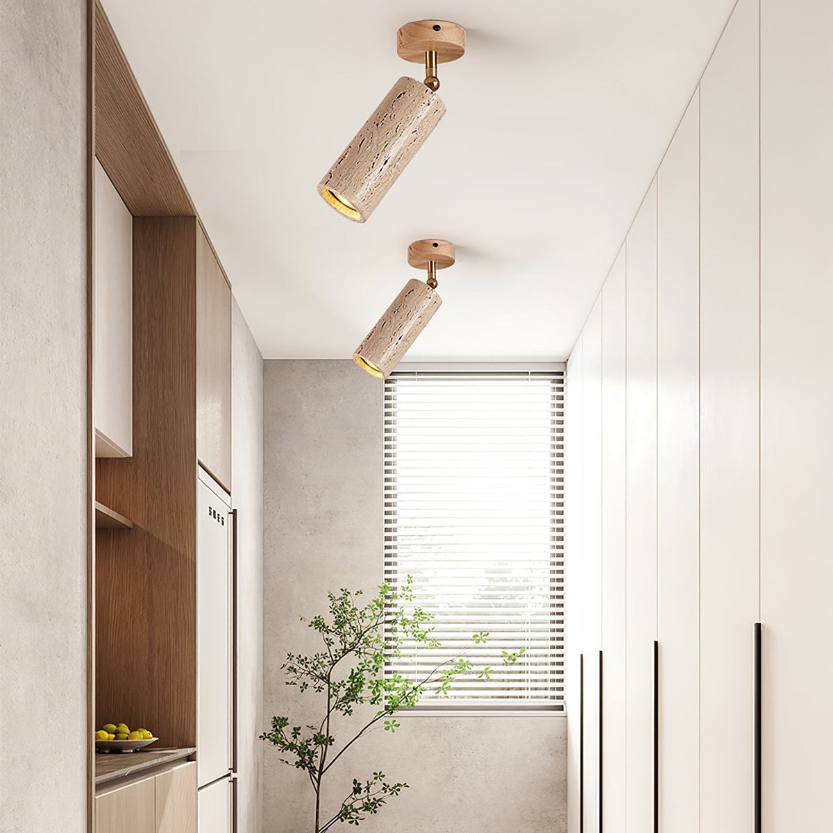 Mycaran Travertine Pendant Light