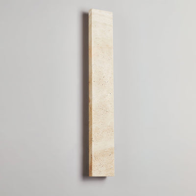 Tavoelia Slim Rectangle Travertine Linear Wall Light