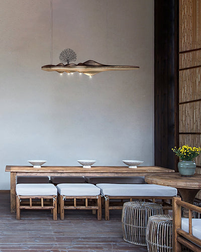Tolven Premium Elegance Wood Pendant Lamp